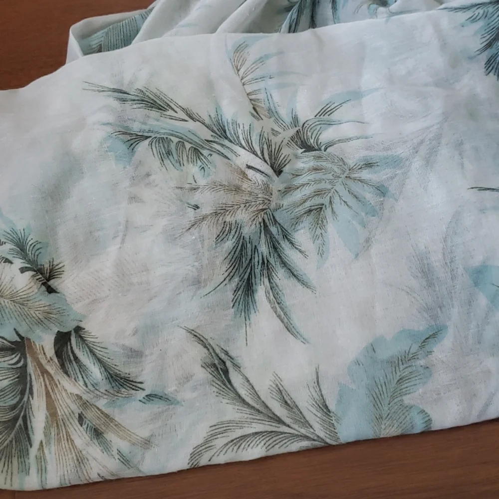 Palm Leaf Infinity Scarf (0726)
